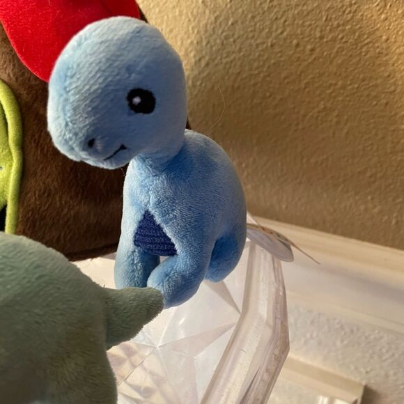 Ebba My Dinosaur Friends Multicolored Plush Dinosaur Set in Volcano Carry Case - Picture 6 of 15